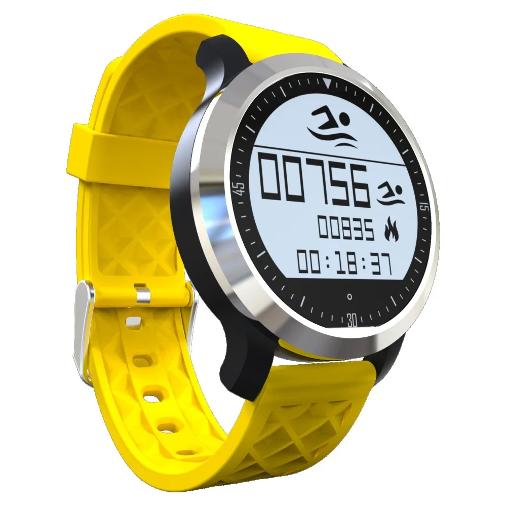 Спортивное плавание водонепроницаемый Bluetooth Smartwatch F69 пульсометр умные часы для Apple , Android часы пульсометр