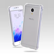 

anti knock crystal silicone case For Meizu M3 M3s M5 M5s M5c 5A M6 mini Note transparent Shockproof back coque cover