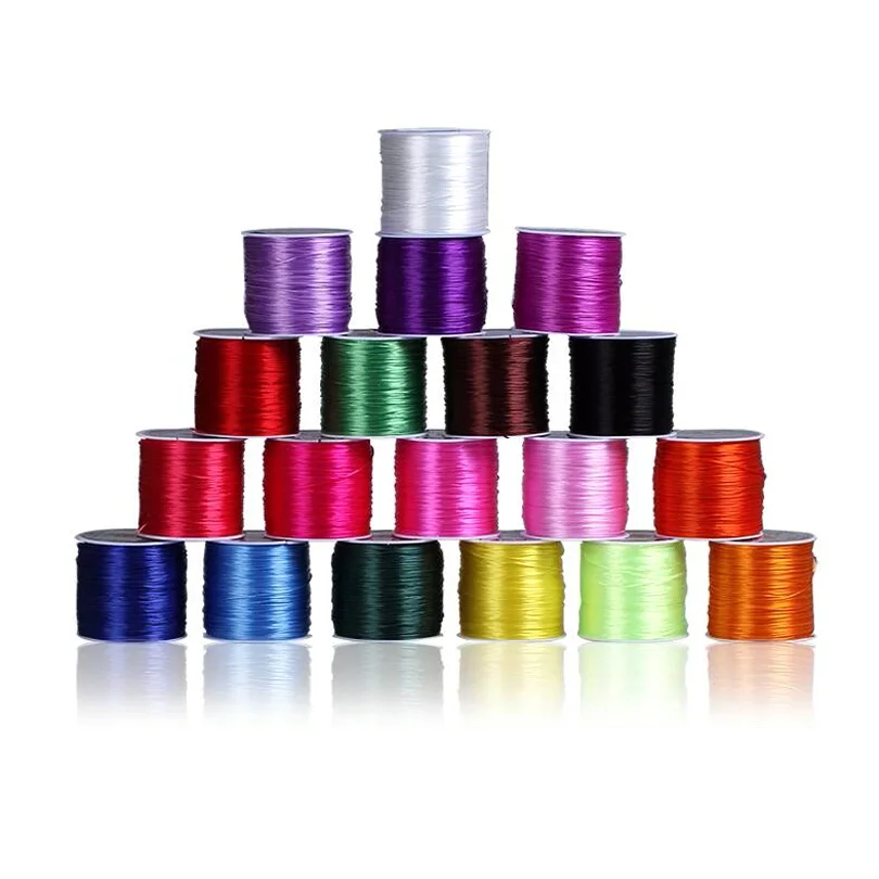 1 Rolls 0.6mm 10m Elastic Beading Stretch Cord Thread for DIY Jewelry