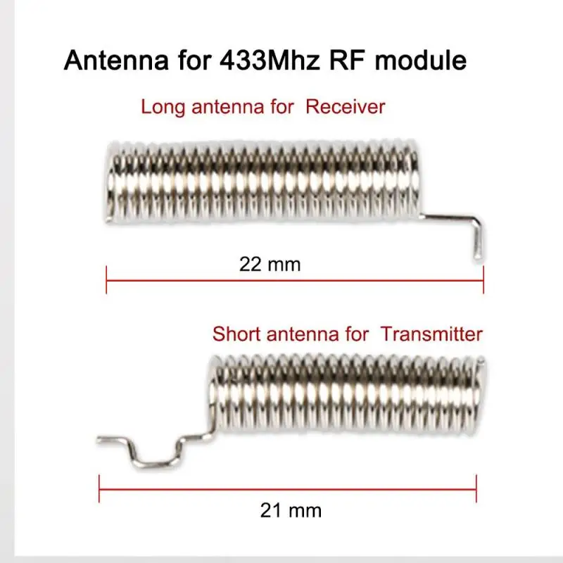 20Set 433 mhz Spring Antenna For RF Receiver and Transmitter Module