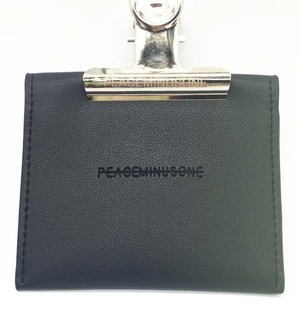 NEW!G Dragon Peaceminusone PMO PU Mini Bag Collection Purse Black Mini  Wallet Props