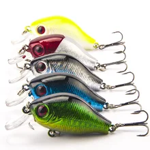 9G 5 5CM Isca de peixe Bass Fishing Lures Crank Bait Tackle font b Swim b