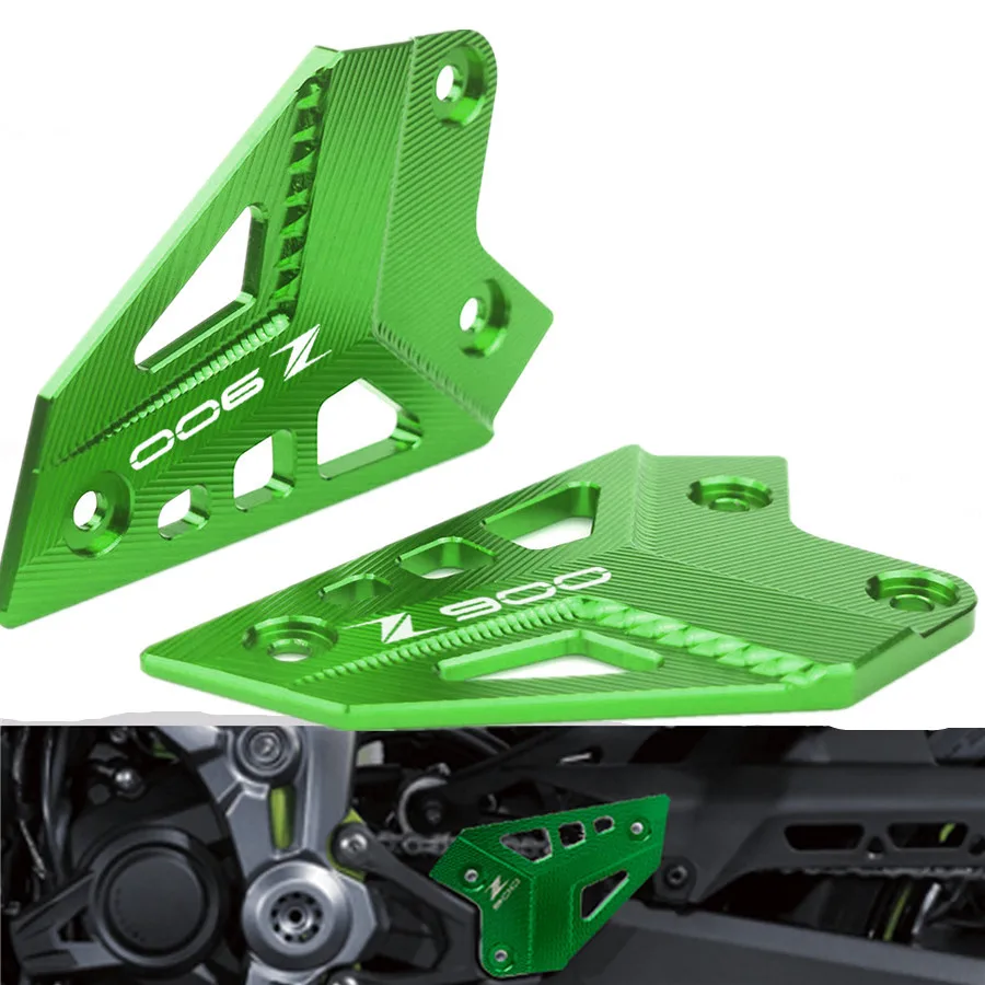 

Motorcycle rear Footrest Foot Peg Protector CNC Aluminum Heel Protective Cover Guard for Kawasaki Z900 2017 2018