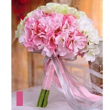 Брак Свадебная Гортензия Букет невесты внешний Свадебные цветы броши Букет De Mariage