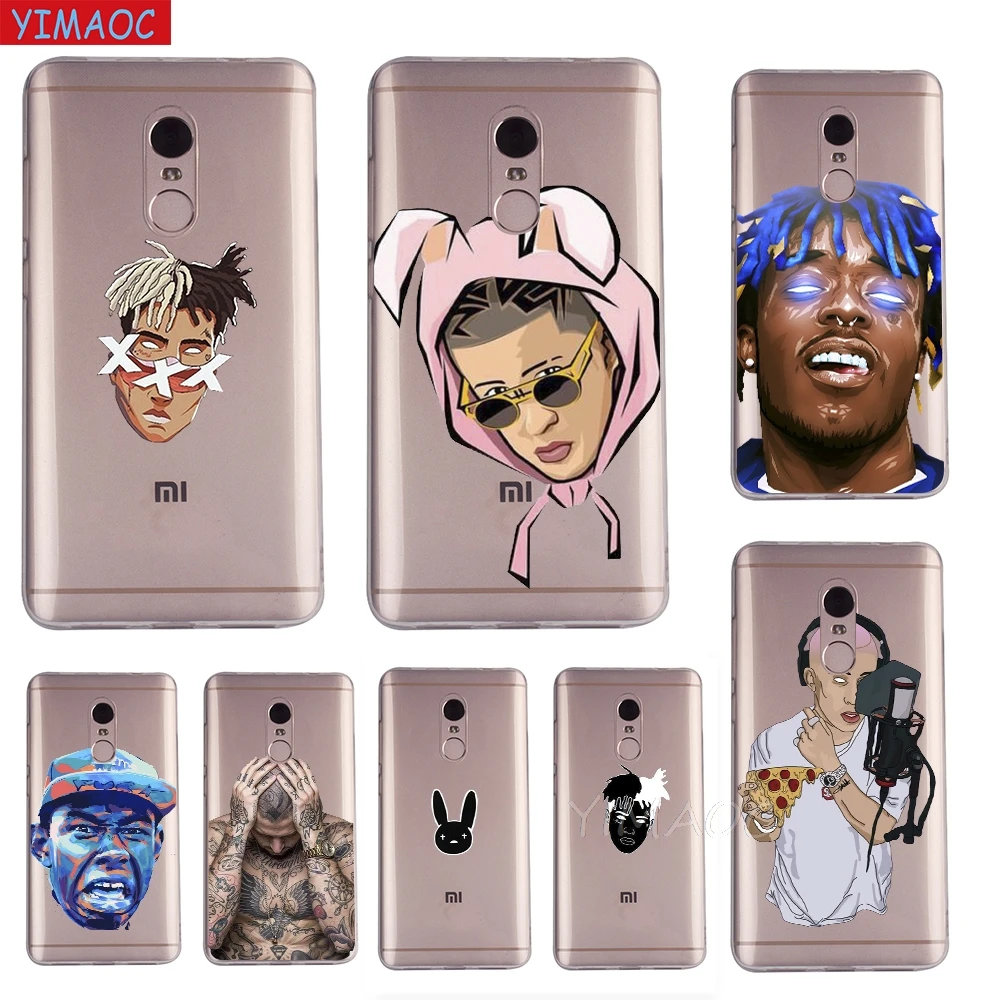 Мягкий силиконовый чехол YIMAOC Bad Bunny Maluma из ТПУ для Xiaomi Mi 8 SE 6 A1 MiX 2S Redmi 4X 5A S2 Note 4 5 Pro Plus