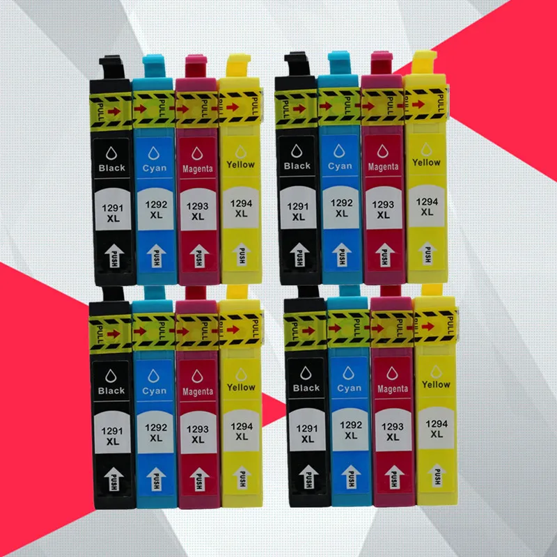 

16PK Compatible T1291 T1295 T 1291 Ink cartridge for EPSON 129XL 12XL stylus SX235W SX425W SX420W SX438W SX525WD SX535WD Printer
