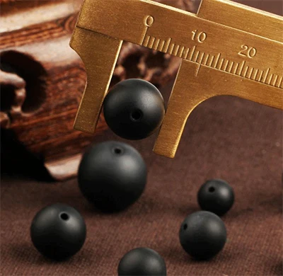 

STENYA 10mm black onyx dull polish natural stone jewelry findings diy spacers beads necklace earring men bracelet matte decor