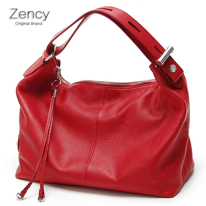 ZENCY Real Genuine Leather Shoulder Tote Bags OL Style Real Leather Womens Handbags Ladies Bolso Shoulder Bags Bolsa ZENCY Real Genuine Leather Shoulder Tote Bags OL Style Real Leather Womens Handbags Ladies Bolso Shoulder Bags Bolsa