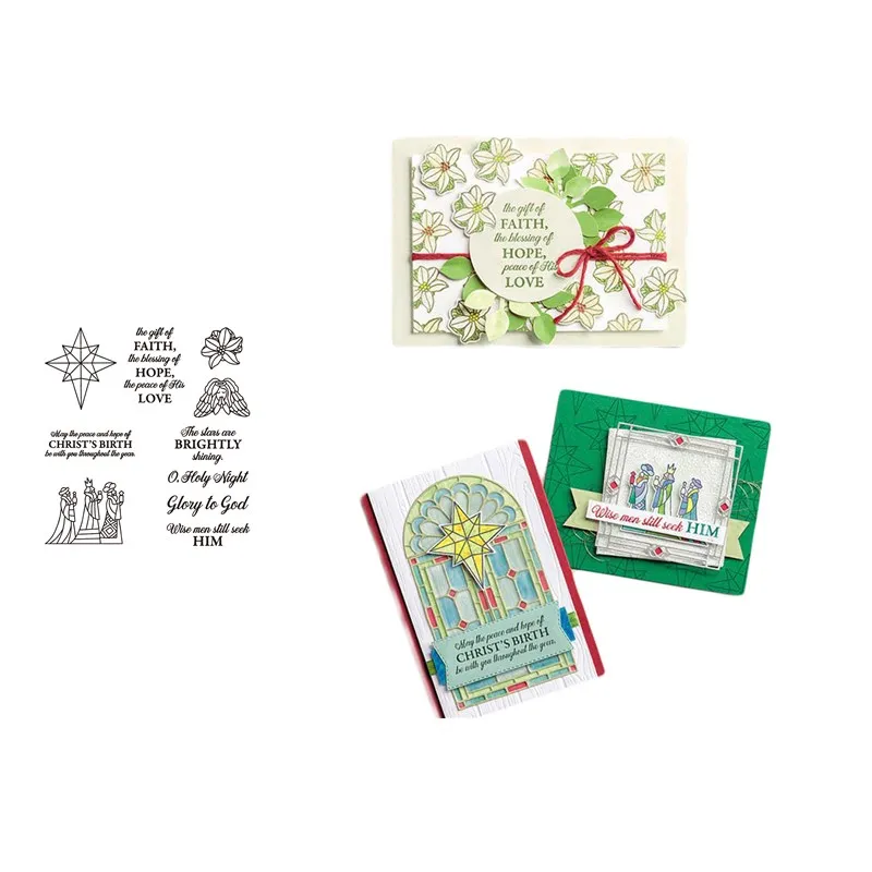 

Christian Seals And Stamps Clear Silicone Stamp Set for scrapbooking/photo album Decorative rubber stamps for card making