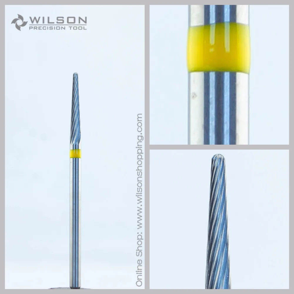 

Plain Cut - Extra Fine(5000705) - ISO 102 - Tungsten Carbide Burs - WILSON Carbide Nail Drill Bit&Dental Burs