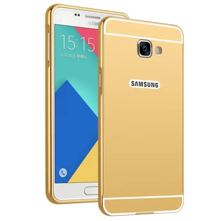 Зеркальный чехол для Samsung Galaxy S4 S6 S7 S8 S9 Plus A5 a510 A7 A8 2018 J6 J5 J7 Prime 2016 металлический