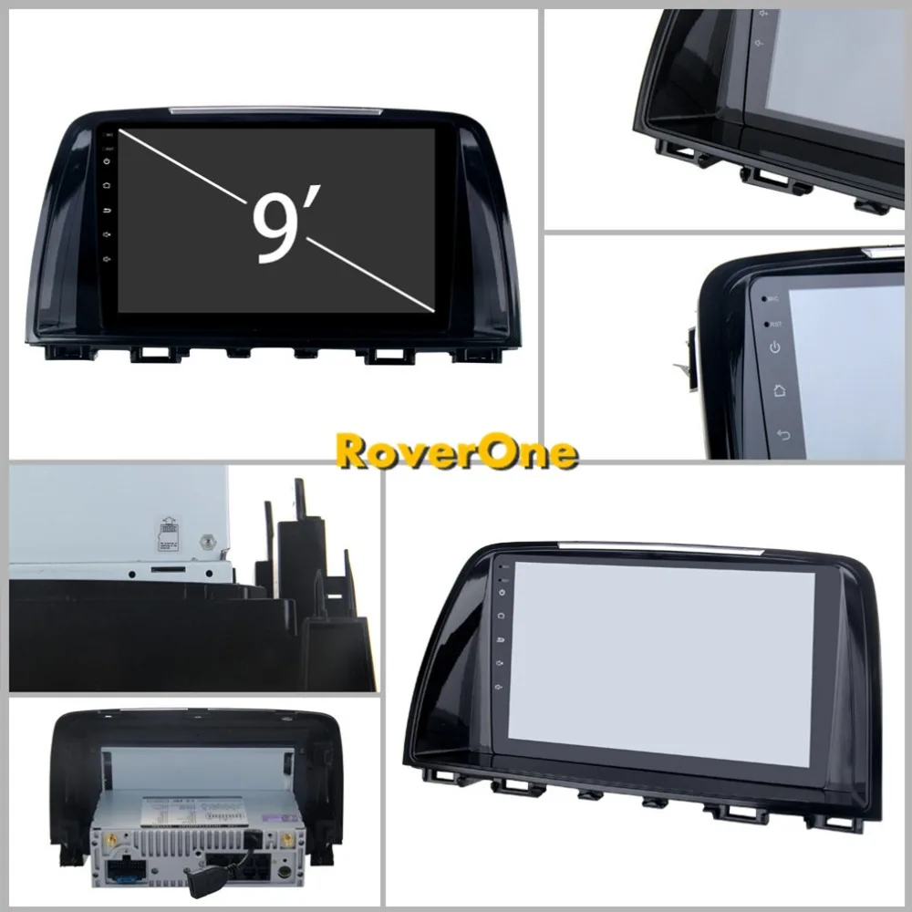 Top RoverOne For Mazda 6 Atenza 2013 2014 Android 9.0 Autoradio Car Multimedia Player Radio GPS Navigation Head Unit NO DVD 5
