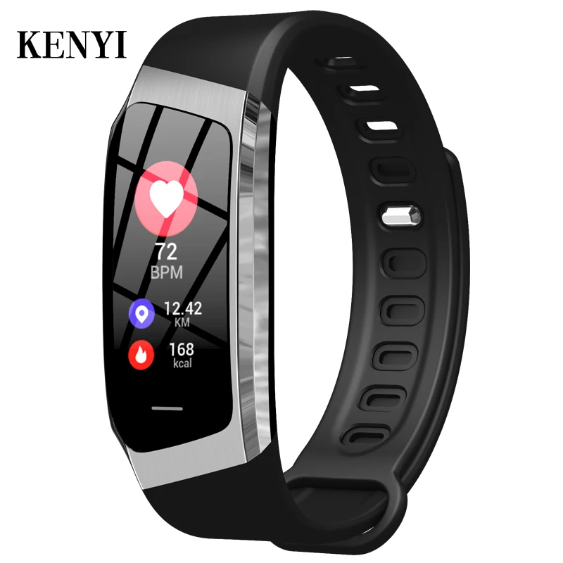 

KENYI Smart Band Heart Rate Monitor Fitness Tracker IP67 Waterproof Sports Bracelet for Android IOS smart watch men vs fitbi
