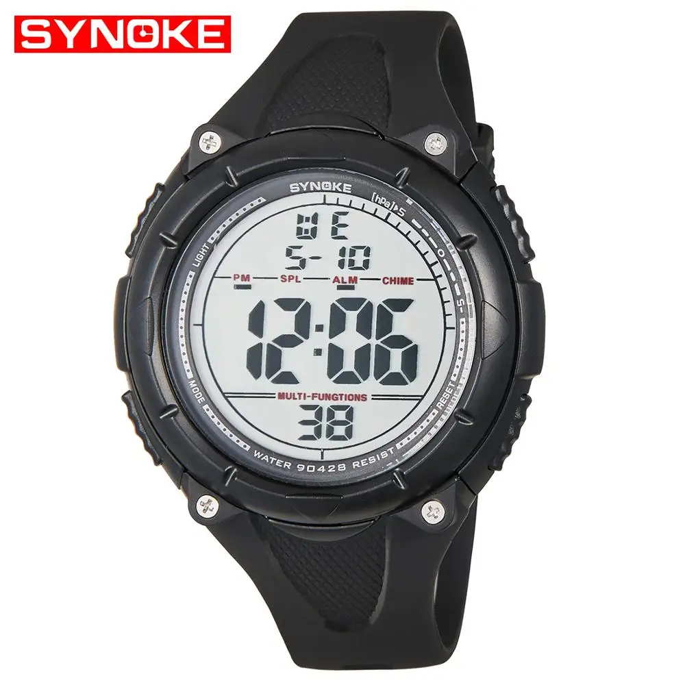 

SYNOKE Wristwatches Waterproof Watches Men Shock LED Digital Clock Electronic Watch Relogio Masculino
