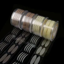 600 шт./300 пар кружевные полоски для подтяжки глаз двойные глазки Ленточные клеящие наклейки макияж инструмент косметика для глаз