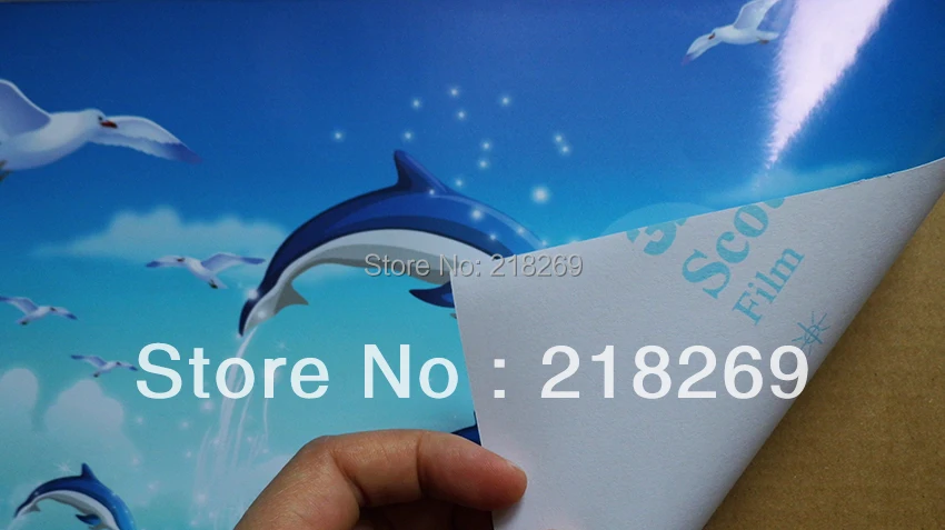 

3M advertising sticker, Print wall advertising sticker, custom shop window sticker (MOQ: 1pc)