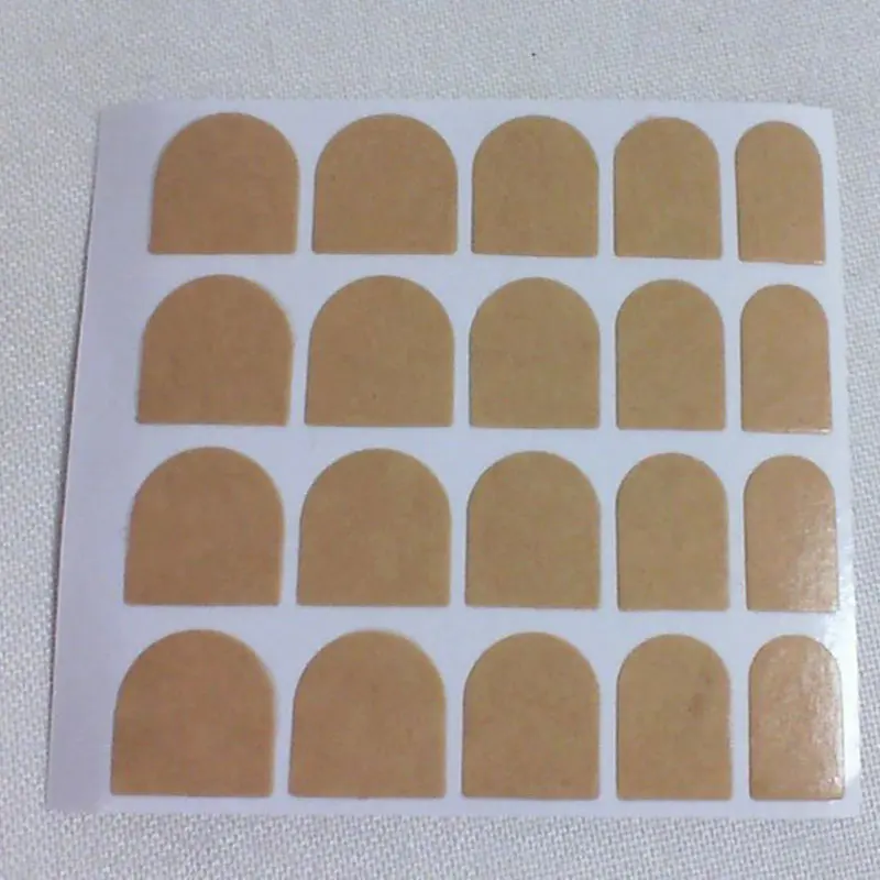 

20 Clear Sticky Nail Tabs - Self Adhesive Stickers for False Nails