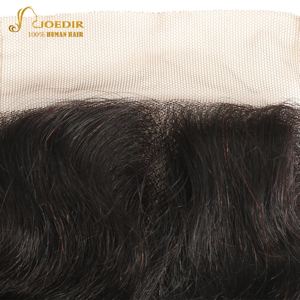 Joedir волнистые пряди с закрытием, бразильские натуральные кудрявые пучки волос с закрытием, 3 влажные и волнистые пряди Remy с закрытием