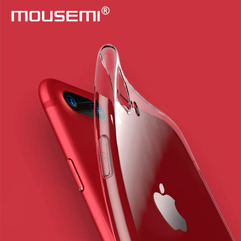 

CAPAME For iPhone X 6 6s Plus 5s Case Transparent Ultra Thin Silicone Protection Cover Phone Cases For iPhone 8 7 Plus se Case