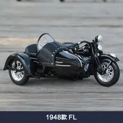 Литой сплав мотоцикла масштаба мотора Scoote Mkd2 модели мотоцикл транспортных средств mkd3 игрушки для детей 1:18 1948 три круглых шагал