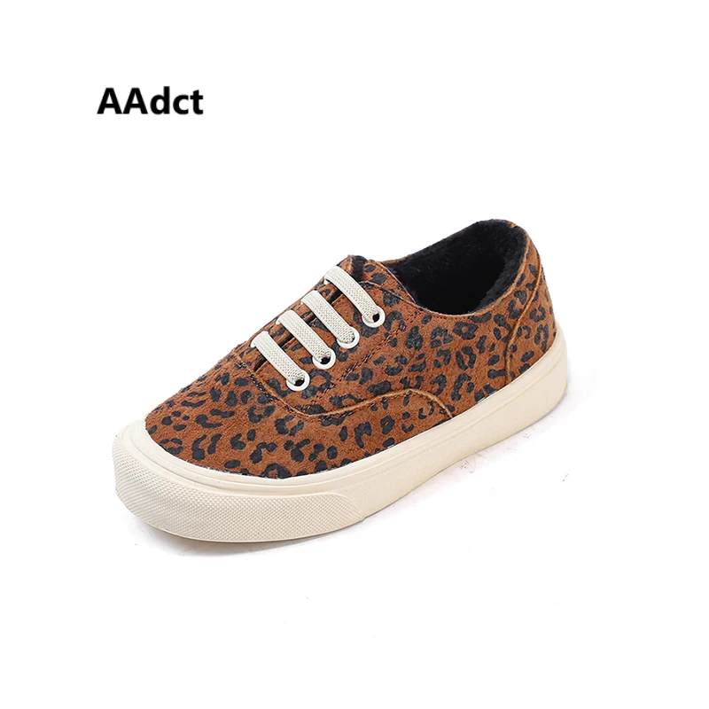 

AAdct Cotton warm casual sports children shoes for boys New flats sneakers girls shoes 2018 Winter running kids shoes