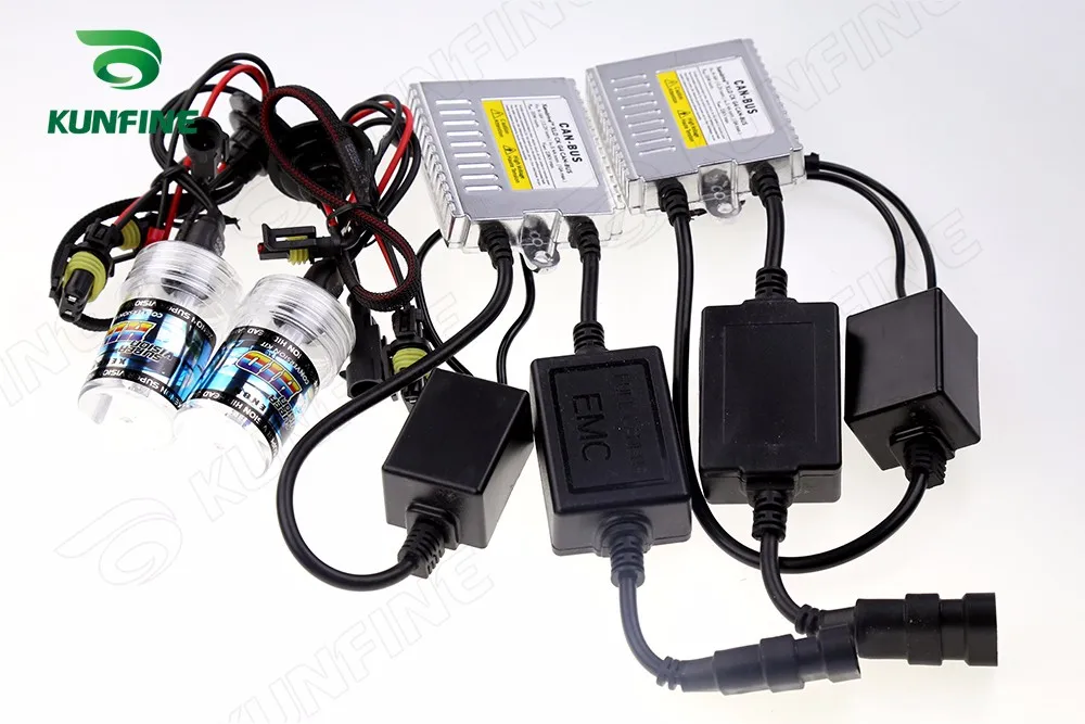 12 V/55 W Canbus HID xenon комплект H7/H1/H3/H8/9004/9005/9006/9007/880/D2S/H4-2/H7R/H3C ксеноновая лампа с тонкий балласт переменного тока