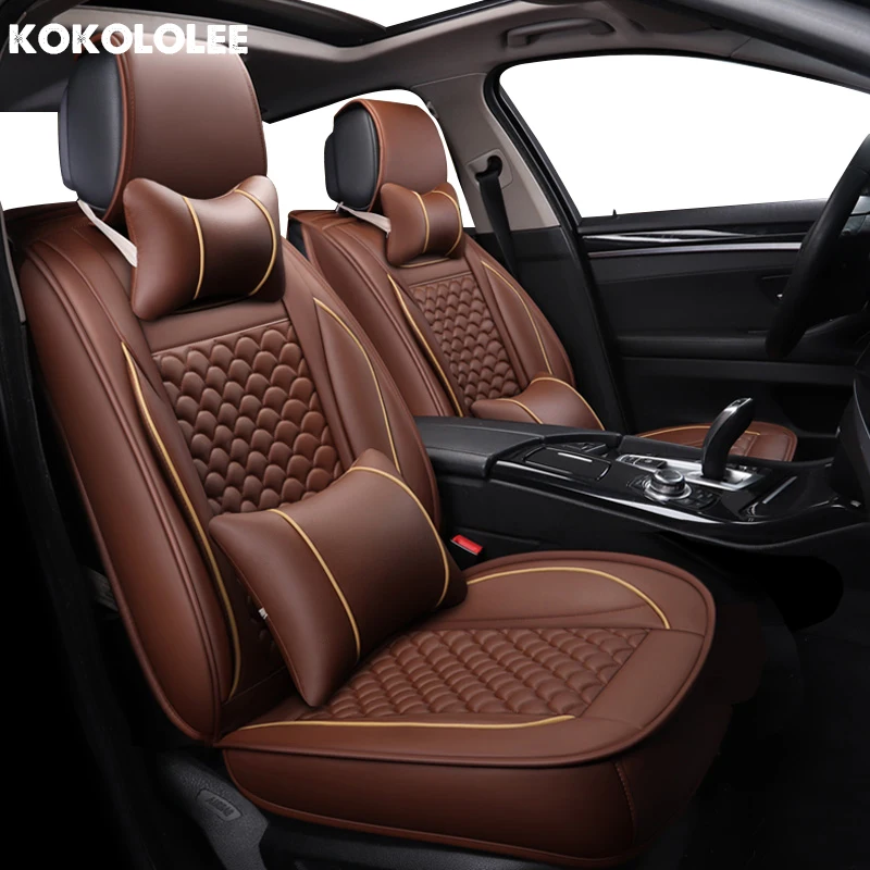 

[KOKOLOLEE] pu Leather Car Seat Cover For Chevrolet CRUZE SAIL LOVE AVEO EPICA CAPTIVA Cobalt Malibu lacetti auto accessories