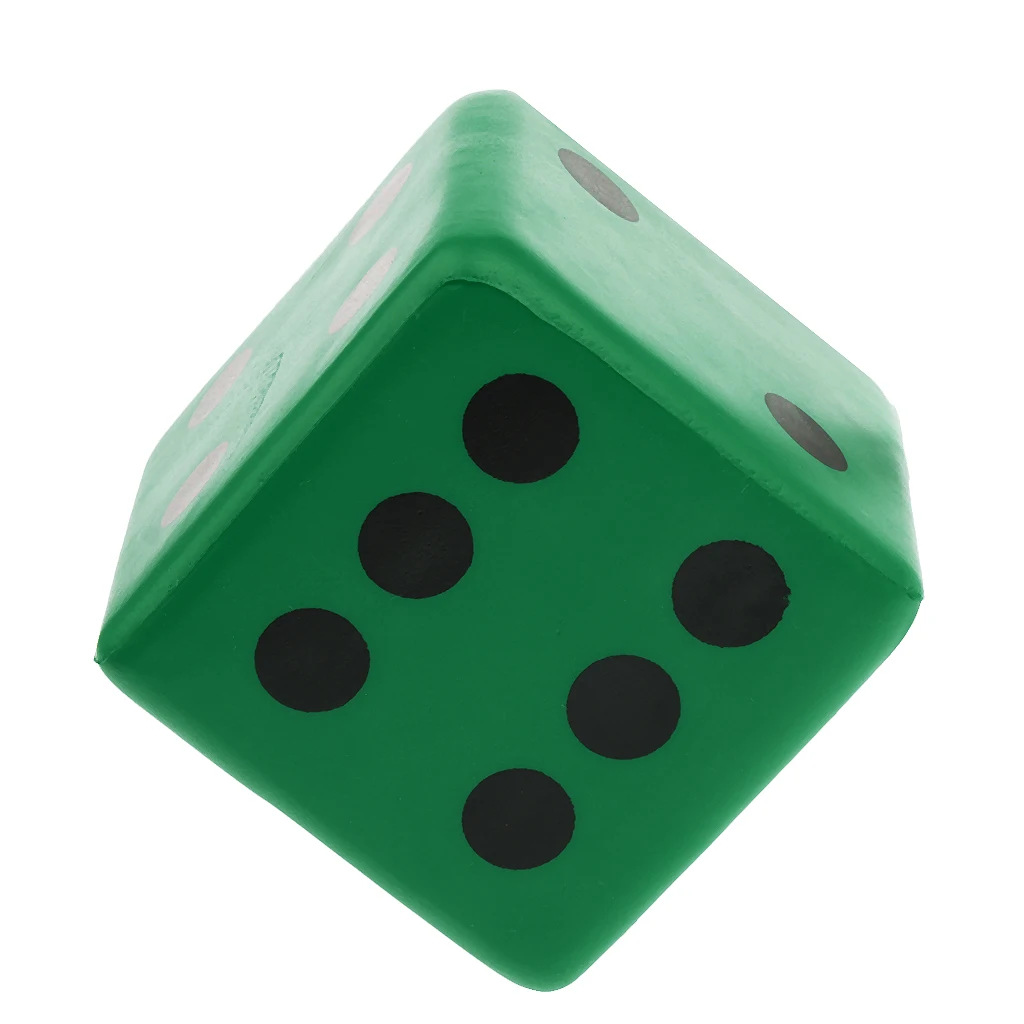 Sponge Dice Foam Dot Playing Dices for Math Teaching Vent Toy Education Toy 8CM Multicolor Entertainment Dices