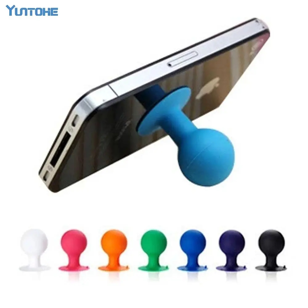 Rubber Silicone Ball Holder Octopus Suction Sucker Phone Desktop Stand