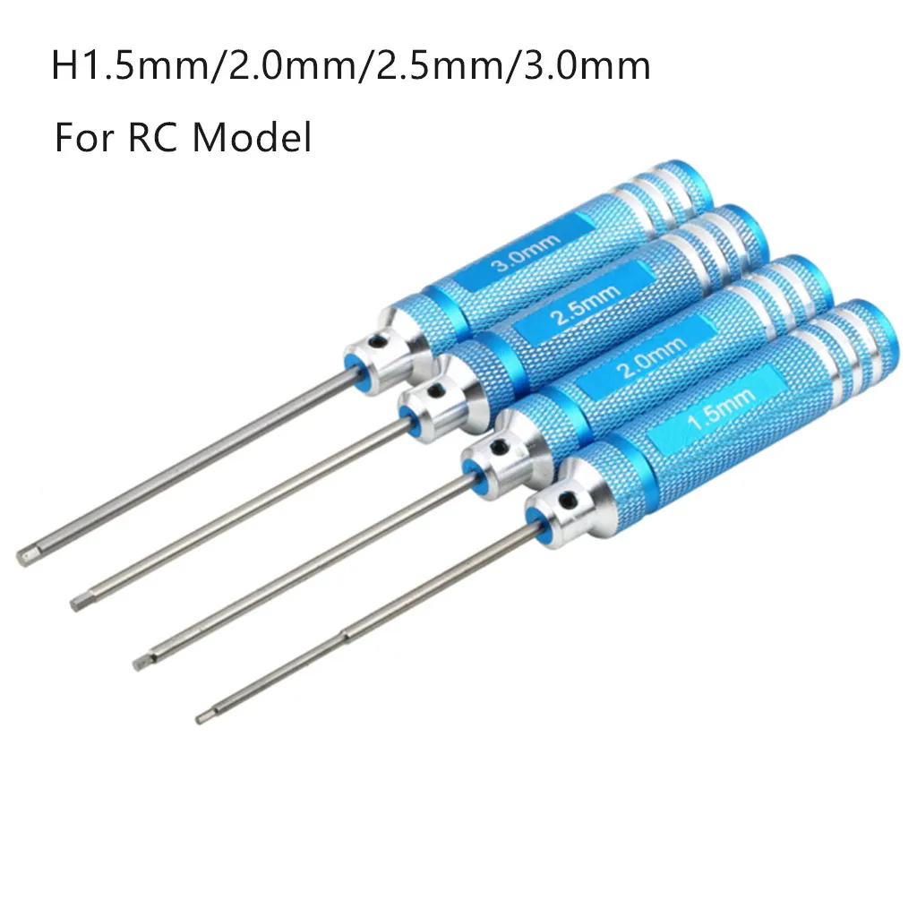 

Remote control car accessories Hex Screwdriver 1.5mm 2mm 2.5mm 3mm Set Repair Tool For HPI HSP Traxxas Axial Z722