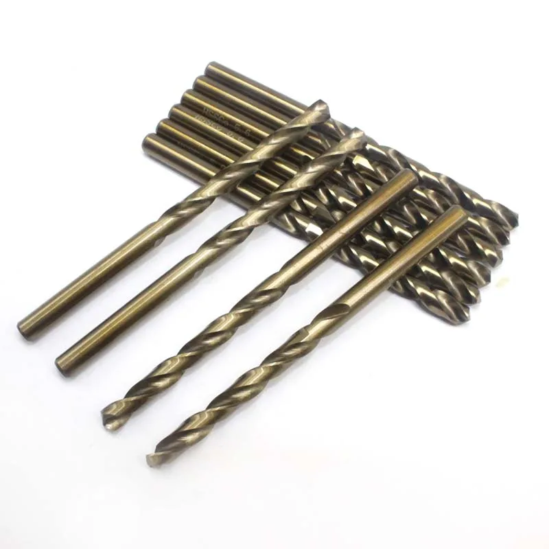 

10pcs M35 5.6mm special stainless steel metal reamer bit Twist drill straight shank high speed steel containing cobalt