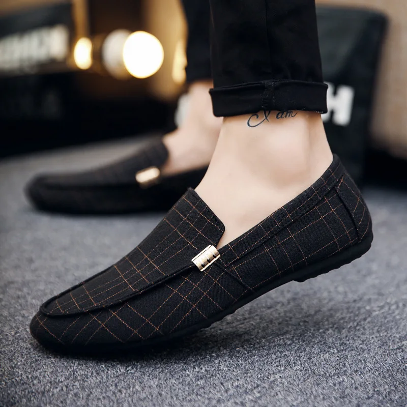 

New Spring Casual Tide Shoes Lazy People Breathable A Pedal Men's Shoes