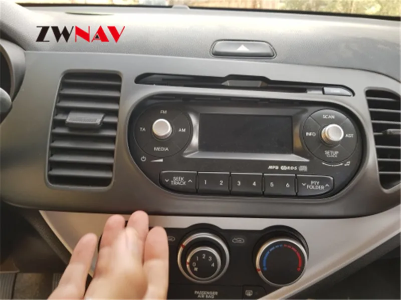 Best Android 8.1 Car No DVD Player GPS Navigation Stereo Radio For KIA PICANTO MORNING 2011 2012 2013 2014 2015 2016 Left Driving 1