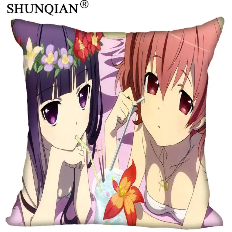 Inu x Boku SS пользовательский Подарочный чехол для подушки декоративная квадратная