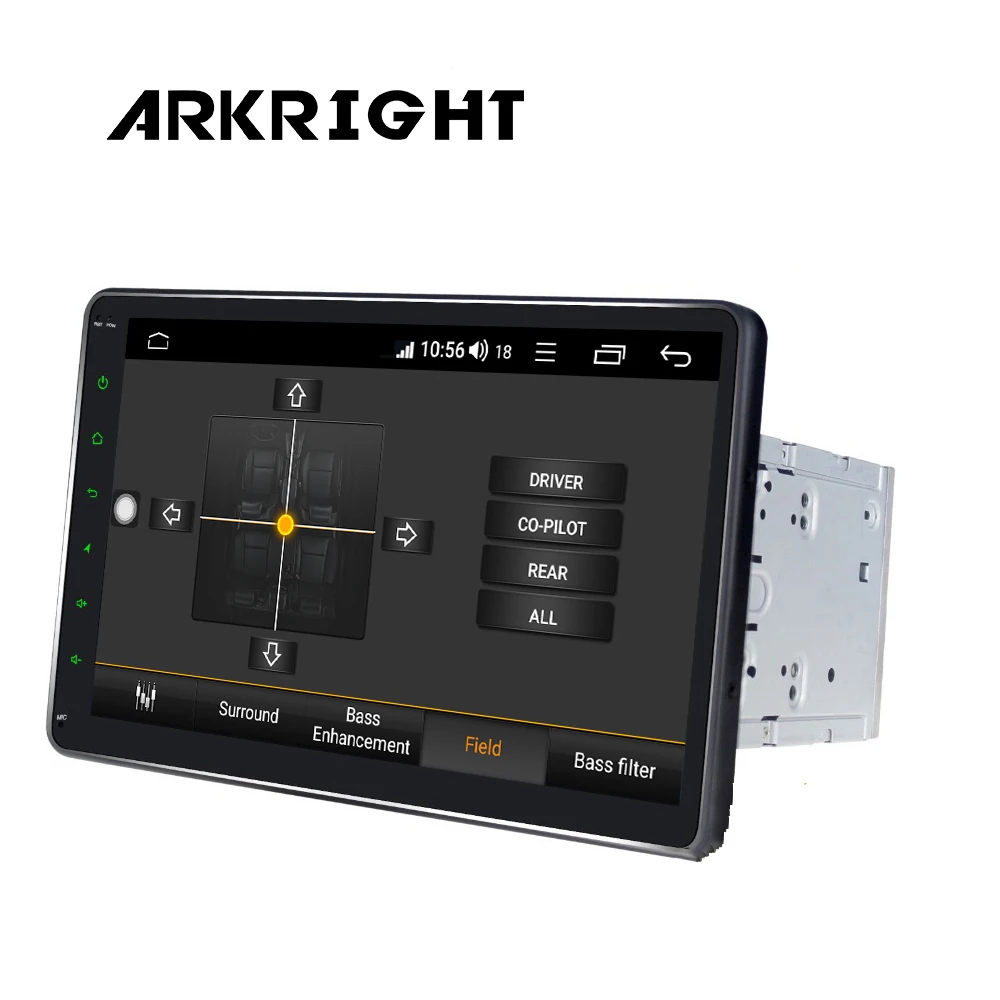 ARKRIGHT 10," 2 din Android 8,1 автомобильный Радио Мультимедиа Видео плеер навигация gps DSP/4G/Carplay автомобильный dvd-плеер