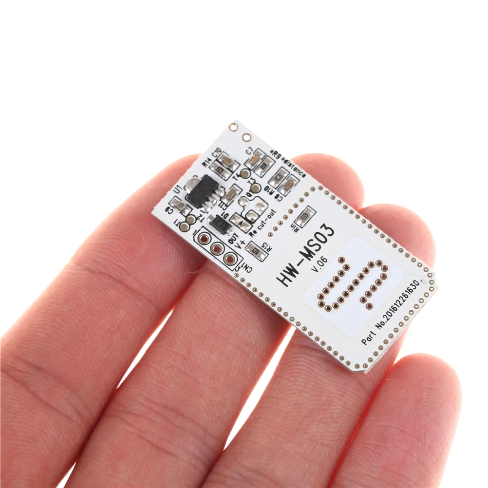 

24GHz High Performance Radar Sensors The Latest Microwave Radar Module HW-MS03 Small Size Mixture Electric Module Board