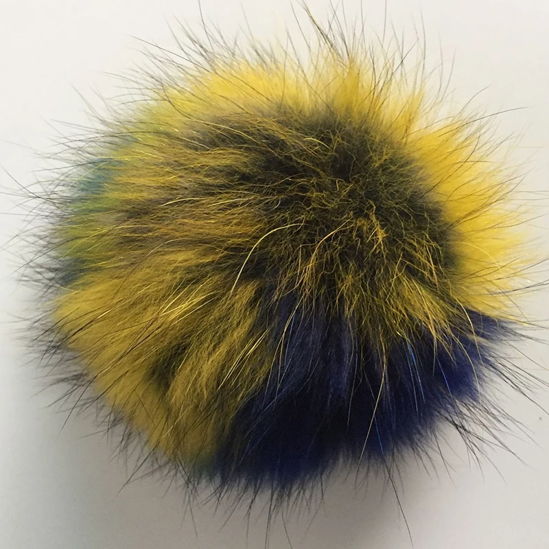 

ZJBECHAHMU Hats Winter Real Fox Fur Pompoms 15cm Skullies Hat Caps Scarf Women Girl Fashion Colorful New Apparel Accessories