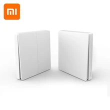 Original Xiaomi Aqara Smart Switch Light Remote Control ZiGBee wifi Wireless Key Wall Switch work with mijia Mi Home APP