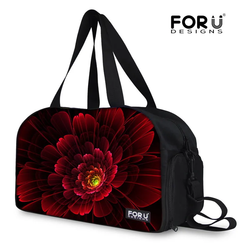 12 Colors Luggage Bags for Travel Floral Print Spanish Bags Women Large Capacity Handbag