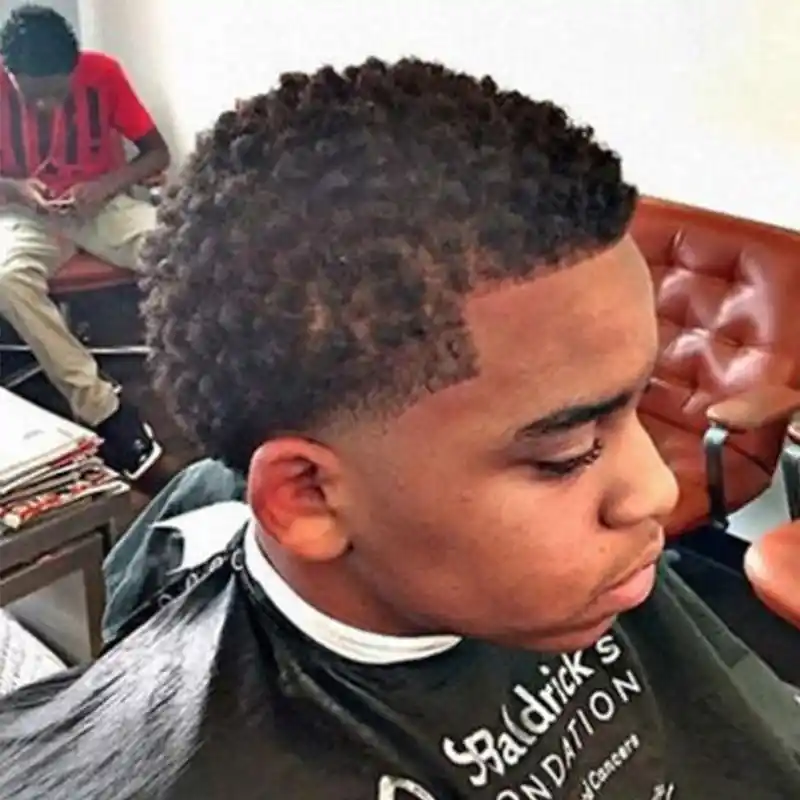 High Top Fade Curl Sponge The Best Drop Fade Hairstyles