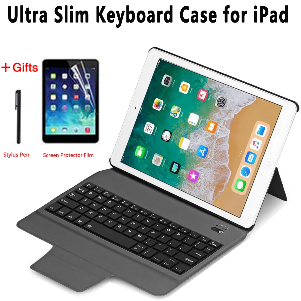 Ультра тонкий чехол для iPad 5th 6th поколения 2017 2018 9 7 Pro 10 5 11 Air 2019 1 2 Mini 3 4 Чехол