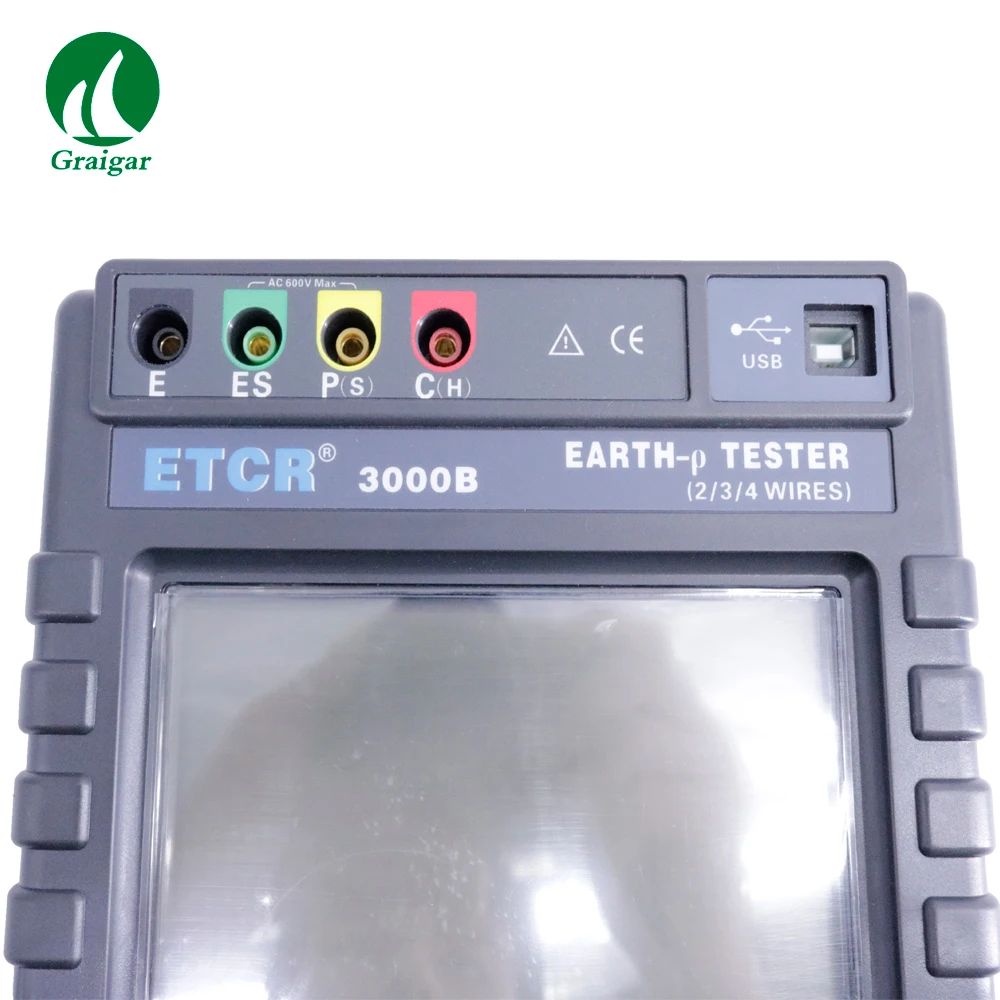 ETCR3000B Earth Resistance Soil Resistivity Tester Earth Voltage AC Voltage Tester Promoted