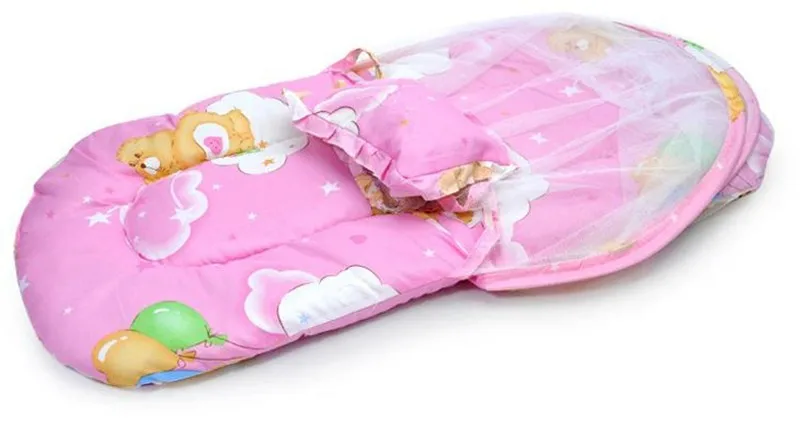 MOTOHOOD Baby Bed Portable Foldable Crib Netting  Child Baby Stroller Mosquito Net, Baby Portable Folding Mosquito Netting Cover (4)