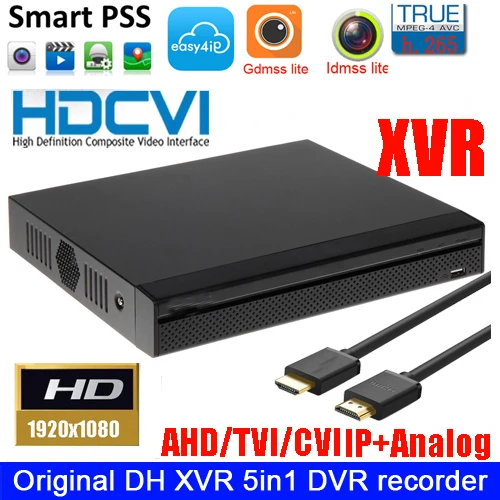 Новый Dahua mutil language 8 Ch H.265 Penta brid 1080P цифровой видеорегистратор XVR5108H X поддержка 4MP