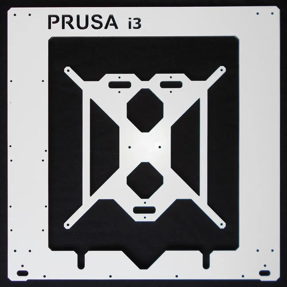 

Prusa i3 RepRap 3D printer dibond aluminium frame single 6mm Aluminium composit Melamine Prusa frame kit
