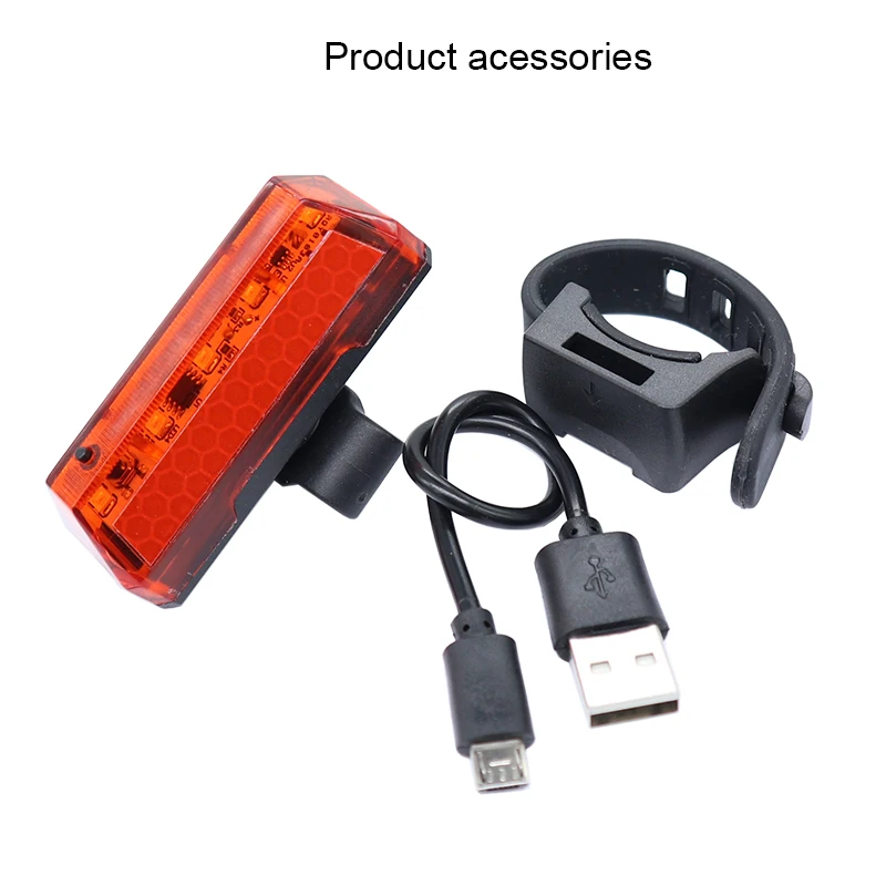 Clearance Bicycle Tail Light USB Rechargeable for MTB Road Bike Rear Back Light Waterproof Night Cycling safety warning LED Lamp TL2281 10