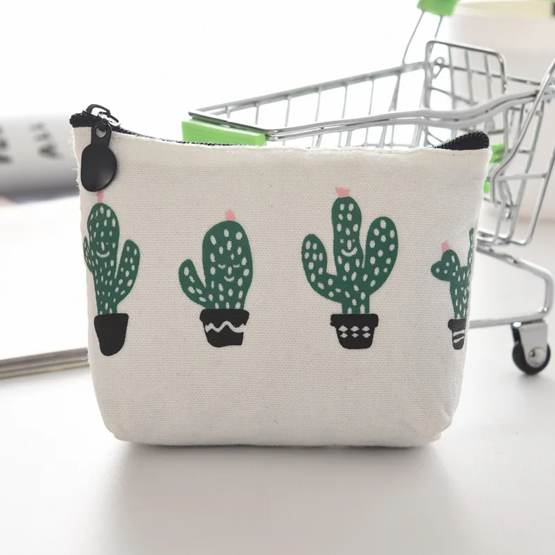 cosmetic organizer bag Cactus Cosmetic Bag Fashion Women Brand makeup bag - Цвет: Four cactus