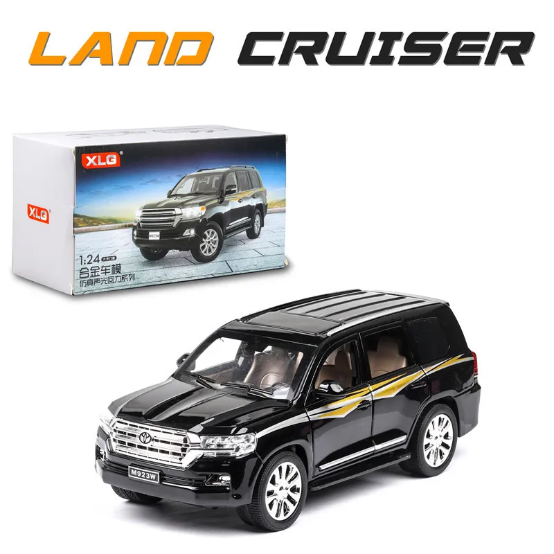 1:24 игрушечный автомобиль отличного качества Land Cruiser Металлический Игрушечный Автомобиль литой автомобиль Diecasts& игрушечные транспортные средства Модель автомобиля игрушки для детей