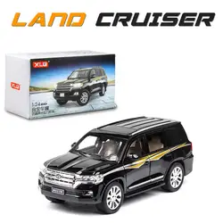 1:24 игрушечный автомобиль отличного качества Land Cruiser Металлический Игрушечный Автомобиль сплав автомобиль Diecasts & игрушечный автомобиль