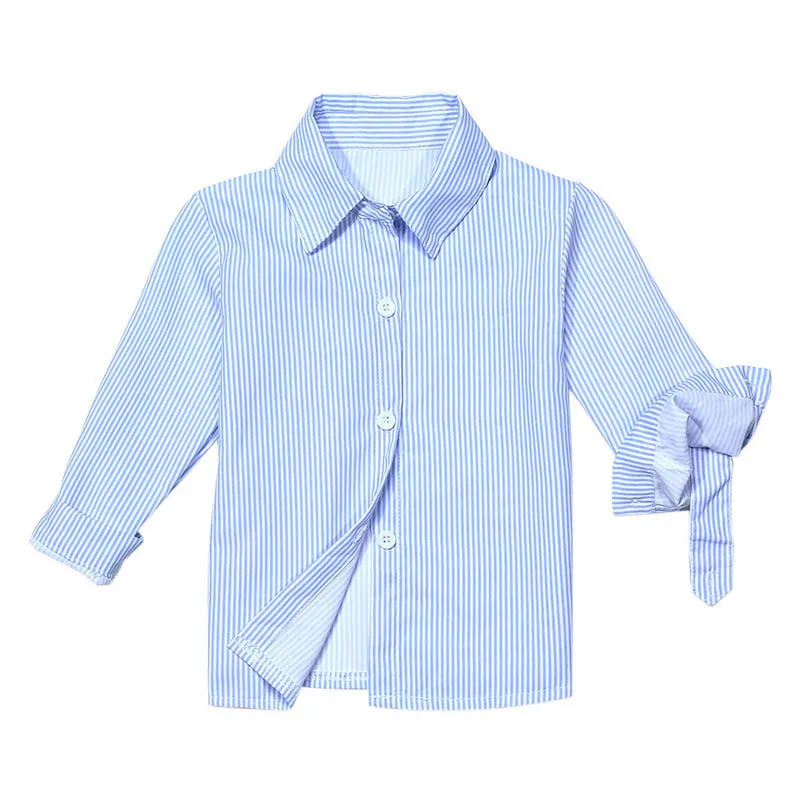 

Spring Summer Kids Boys Striped Shirts Long Sleeve Todder Shirts For Boys Cotton Fashion Brand Baby Boy Tops Children